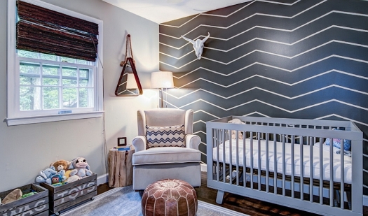 chevron-accent-wall-created-with-tape-and-paint